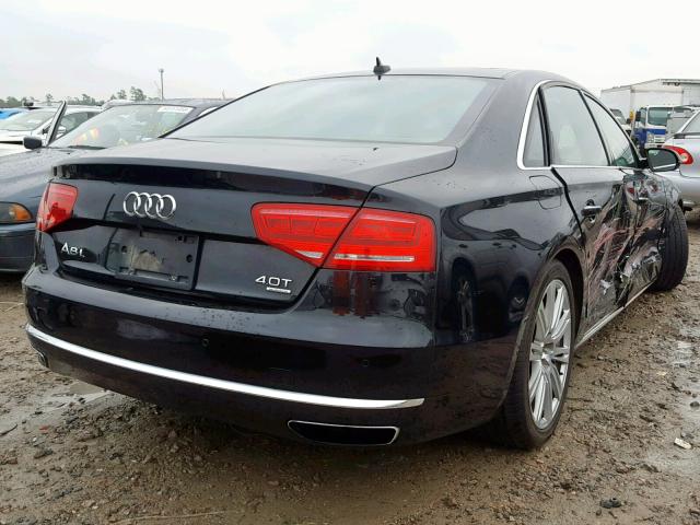 WAUR2AFD7DN018910 - 2013 AUDI A8 L QUATT BLACK photo 4