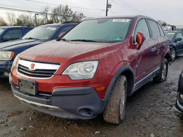 3GSCL33P28S672925 - 2008 SATURN VUE XE RED photo 2