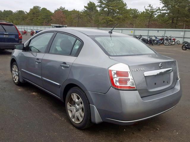 3N1AB6AP5AL686895 - 2010 NISSAN SENTRA 2.0 SILVER photo 3