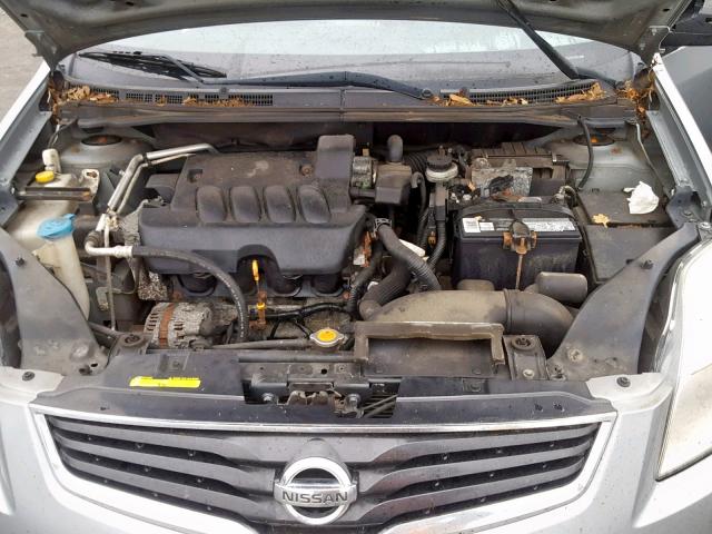 3N1AB6AP5AL686895 - 2010 NISSAN SENTRA 2.0 SILVER photo 7