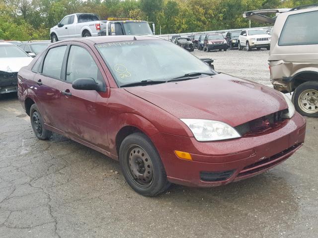 1FAFP34N96W144297 - 2006 FORD FOCUS ZX4 RED photo 1