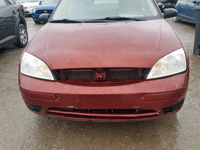 1FAFP34N96W144297 - 2006 FORD FOCUS ZX4 RED photo 10