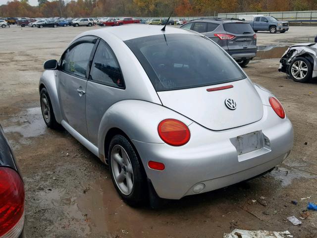3VWCK21C41M432890 - 2001 VOLKSWAGEN NEW BEETLE 银色 照片 3