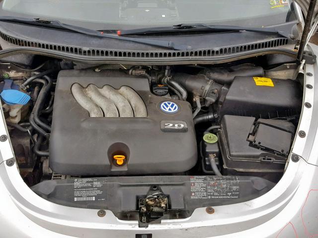 3VWCK21C41M432890 - 2001 VOLKSWAGEN NEW BEETLE 银色 照片 7