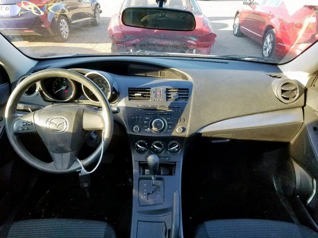 JM1BL1TF4D1816909 - 2013 MAZDA 3 I SILVER photo 9