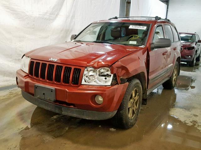 1J4GR48K46C243040 - 2006 JEEP GRAND CHER MAROON photo 2