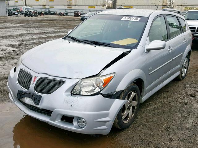 5Y2SL67817Z427076 - 2007 PONTIAC VIBE SILVER photo 2