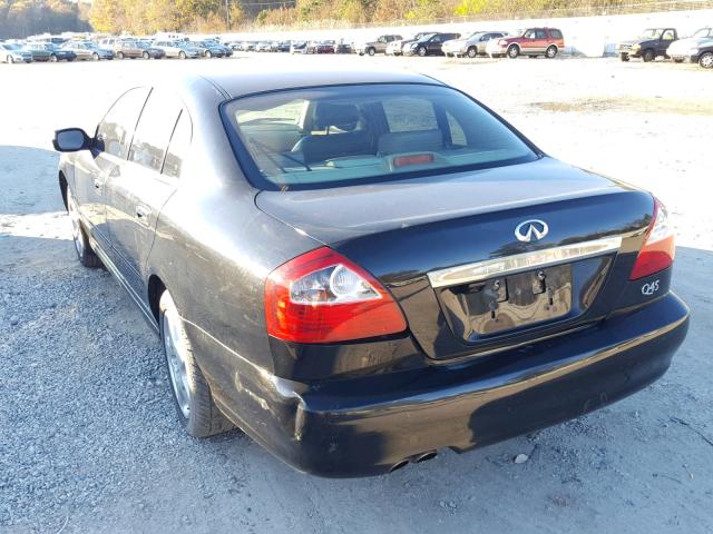 JNKBF01AX2M004663 - 2002 INFINITI Q45 BLACK photo 3