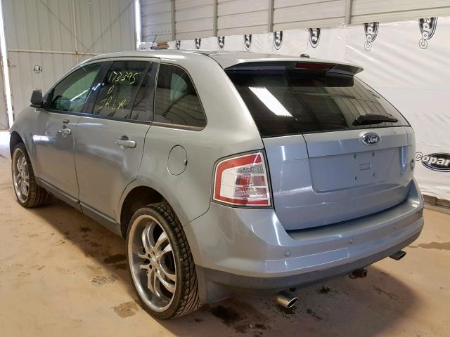 2FMDK38C07BA75572 - 2007 FORD EDGE SEL SILVER photo 3