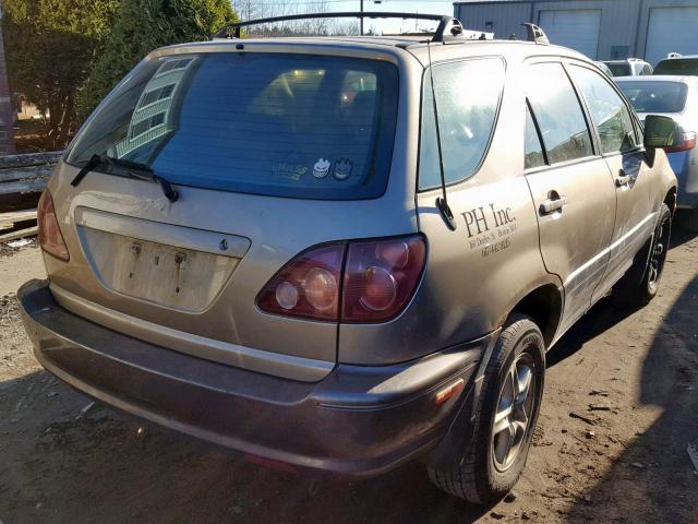 JT6HF10U8X0087416 - 1999 LEXUS RX 300 TAN photo 4