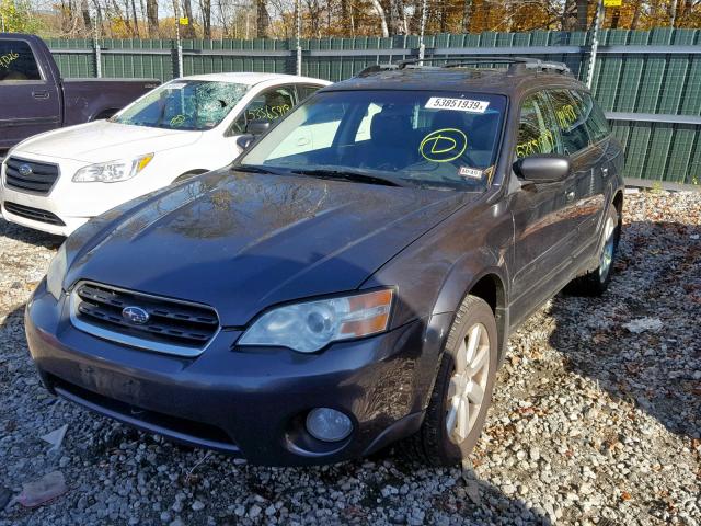 4S4BP62C477315704 - 2007 SUBARU OUTBACK OU SILVER photo 2