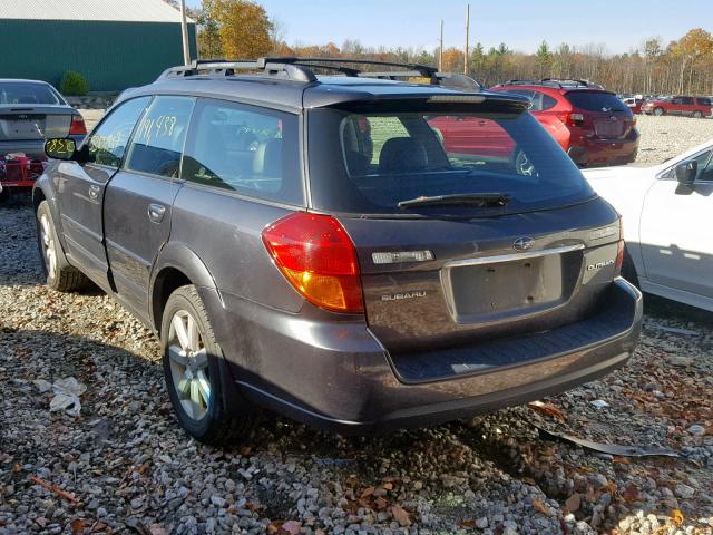 4S4BP62C477315704 - 2007 SUBARU OUTBACK OU SILVER photo 3