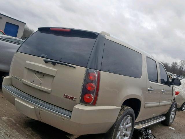 1GKFK66858J227442 - 2008 GMC YUKON XL D GOLD photo 4