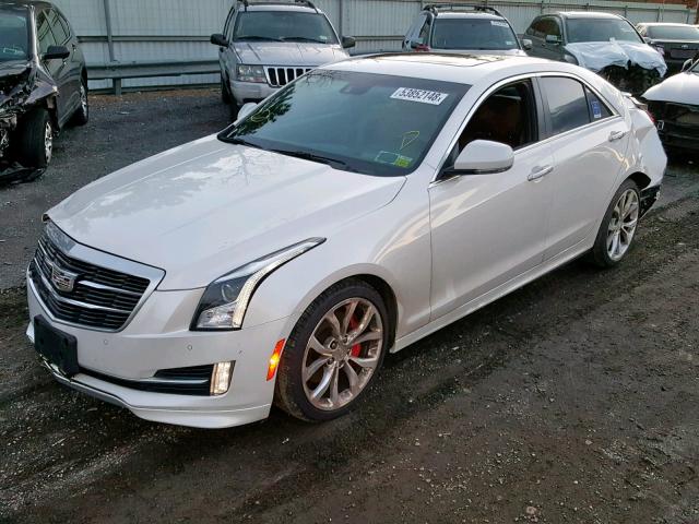 1G6AM5SS6G0181395 - 2016 CADILLAC ATS PREMIU WHITE photo 2