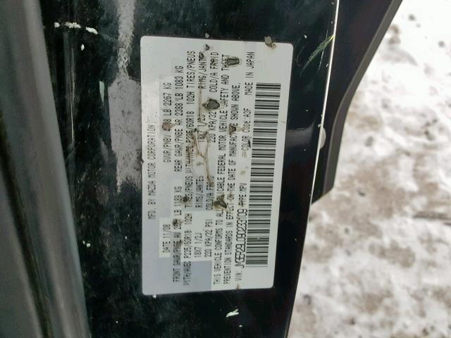 JM3ER29L090233109 - 2009 MAZDA CX-7 BLACK photo 10