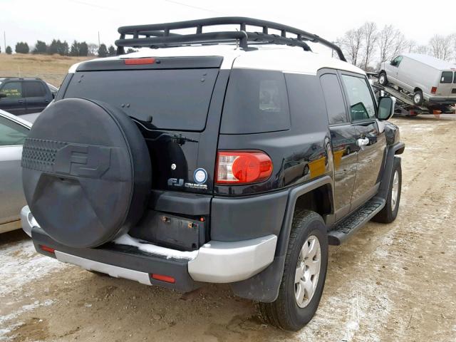 JTEBU4BF6AK078905 - 2010 TOYOTA FJ CRUISER BLACK photo 4