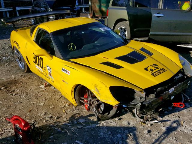 1G1YY26E365103427 - 2006 CHEVROLET CORVETTE Z YELLOW photo 1