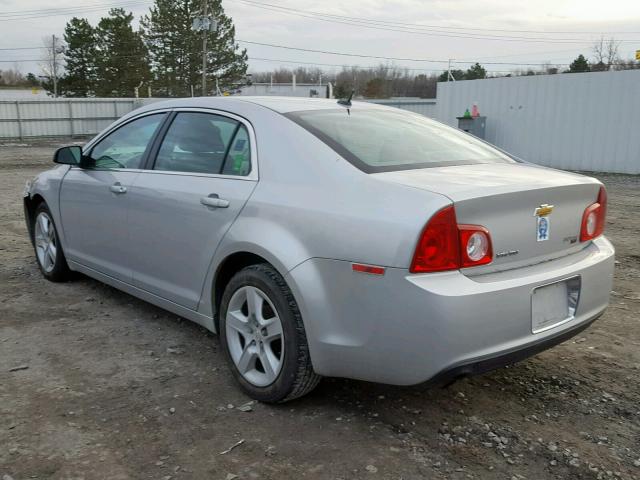 1G1ZB5EB4AF257582 - 2010 CHEVROLET MALIBU LS 银色 照片 3