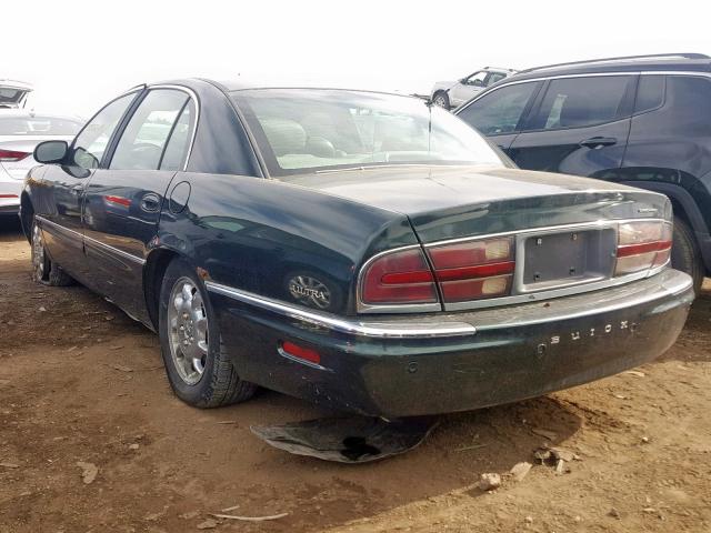 1G4CU541724100007 - 2002 BUICK PARK AVENU GREEN photo 3