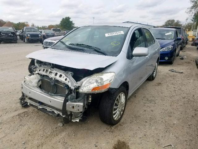 JTDBT923871109791 - 2007 TOYOTA YARIS SILVER photo 2