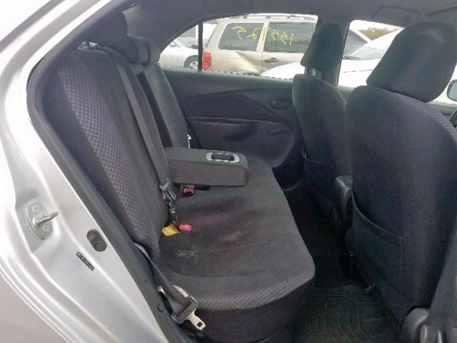 JTDBT923871109791 - 2007 TOYOTA YARIS SILVER photo 6