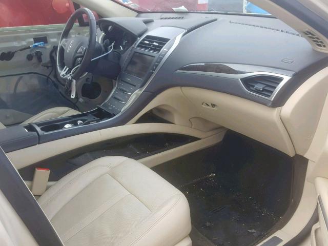 3LN6L2LU9ER803548 - 2014 LINCOLN MKZ HYBRID GOLD photo 5