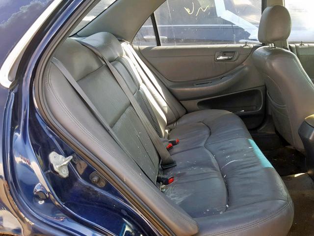 JHMCG66551C008088 - 2001 HONDA ACCORD LX BLUE photo 6