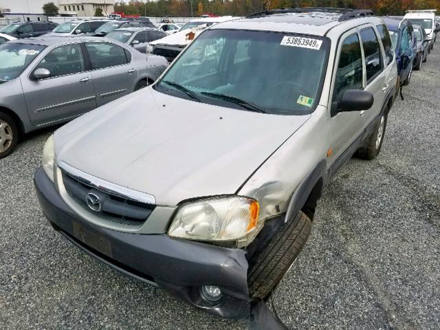 4F2CZ94163KM26469 - 2003 MAZDA TRIBUTE LX GRAY photo 2