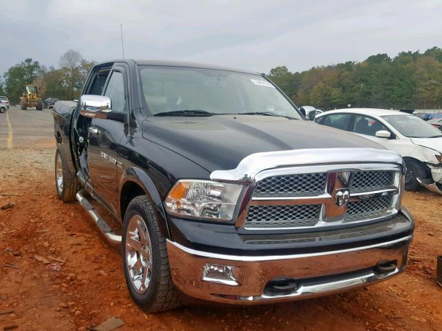 1C6RD6NT7CS159731 - 2012 DODGE RAM 1500 L BLACK photo 1