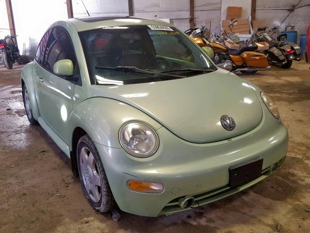 3VWCC21C0YM448785 - 2000 VOLKSWAGEN NEW BEETLE GREEN photo 1