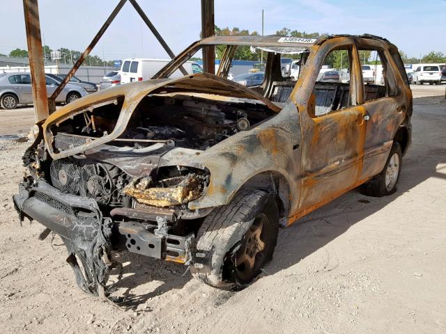 4JGAB54E1XA112369 - 1999 MERCEDES-BENZ ML 320 BURN photo 2