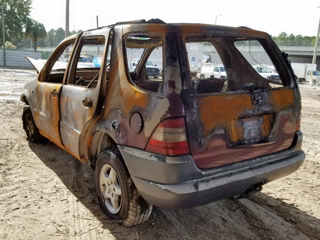 4JGAB54E1XA112369 - 1999 MERCEDES-BENZ ML 320 BURN photo 3