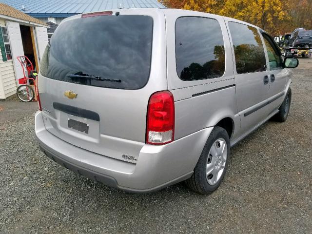 1GNDV23W38D209629 - 2008 CHEVROLET UPLANDER L SILVER photo 4