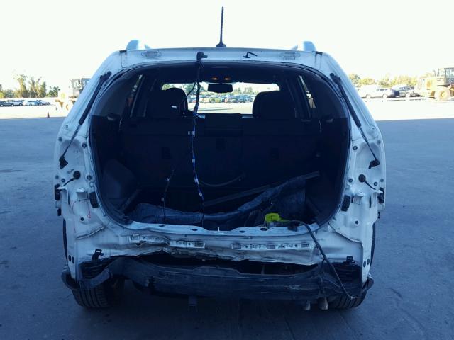 5XYKT3A19BG089170 - 2011 KIA SORENTO BA WHITE photo 9