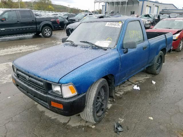 4TARN81A4RZ286289 - 1994 TOYOTA PICKUP 1/2 BLUE photo 2