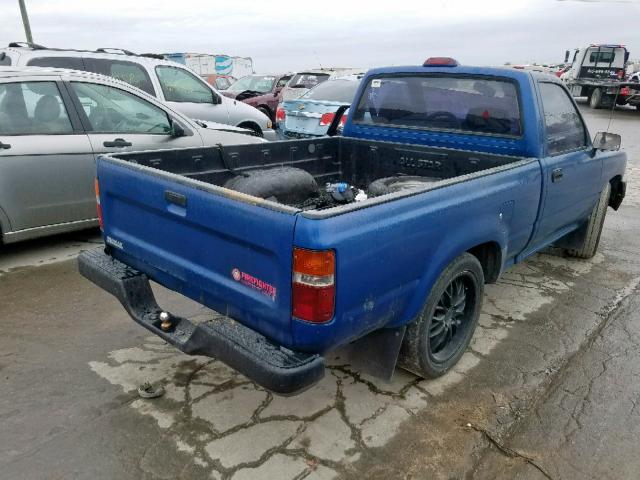 4TARN81A4RZ286289 - 1994 TOYOTA PICKUP 1/2 BLUE photo 4