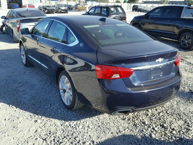 2G1125S34J9178450 - 2018 CHEVROLET IMPALA PRE BLUE photo 3