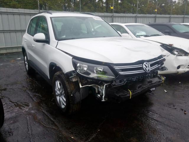 WVGAV7AX1HK008632 - 2017 VOLKSWAGEN TIGUAN S WHITE photo 1