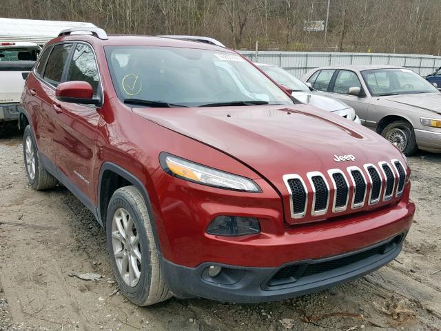 1C4PJMCS3HW544520 - 2017 JEEP CHEROKEE L RED photo 1