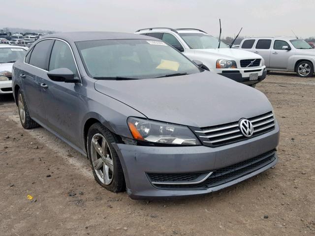 1VWBP7A34CC013324 - 2012 VOLKSWAGEN PASSAT SE GRAY photo 1