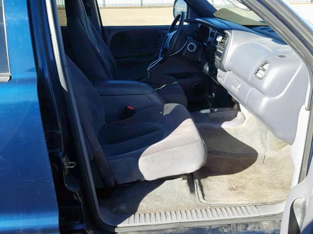 1B4HS28Z1YF241518 - 2000 DODGE DURANGO BLUE photo 5