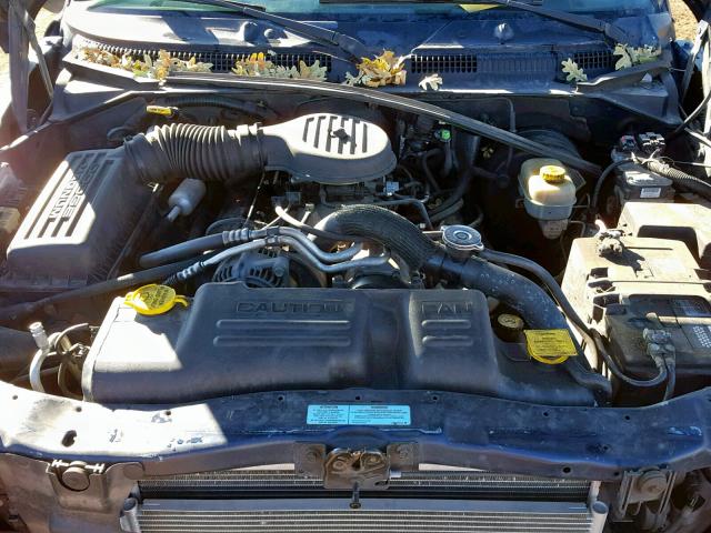 1B4HS28Z1YF241518 - 2000 DODGE DURANGO BLUE photo 7