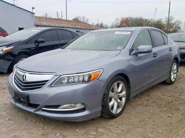 JH4KC1F38EC002171 - 2014 ACURA RLX BLUE photo 2