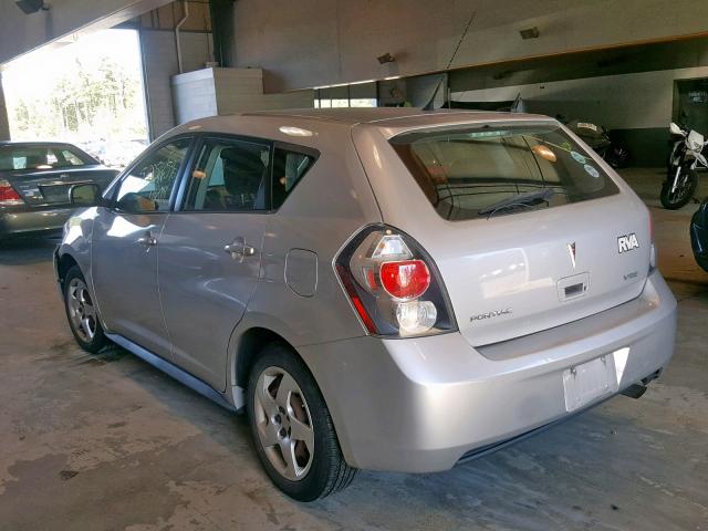 5Y2SL67889Z458036 - 2009 PONTIAC VIBE SILVER photo 3