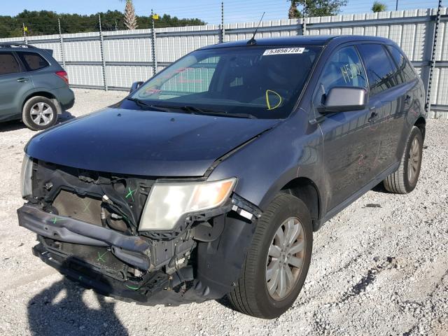 2FMDK38C89BA41382 - 2009 FORD EDGE SEL GRAY photo 2