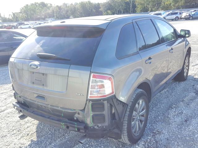 2FMDK38C89BA41382 - 2009 FORD EDGE SEL GRAY photo 4