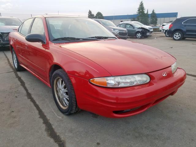 1G3NF52E42C278895 - 2002 OLDSMOBILE ALERO GLS RED photo 1