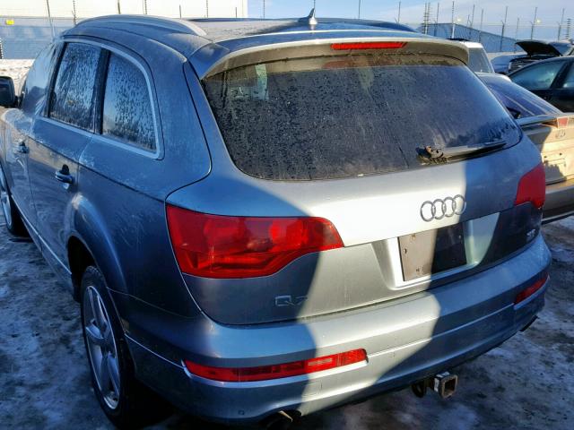 WA1EY64LX8D047492 - 2008 AUDI Q7 3.6 QUA BLUE photo 3