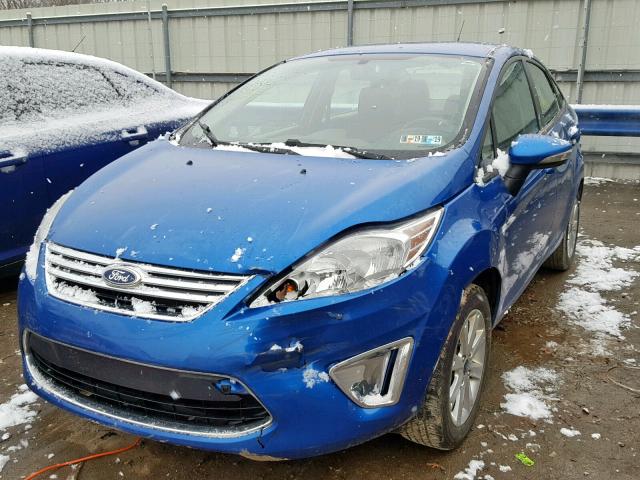 3FADP4CJ1BM173315 - 2011 FORD FIESTA SEL BLUE photo 2