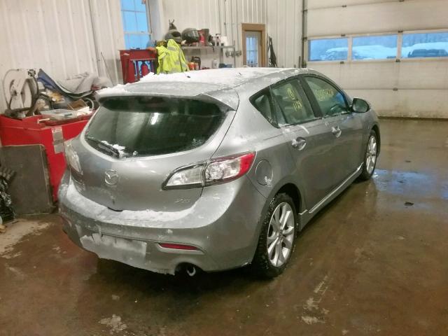 JM1BL1H50A1112833 - 2010 MAZDA 3 S SILVER photo 4